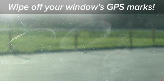 GPS rings on windshield