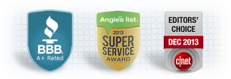 The Better Business Bureau, Angie's List, and CNET all recommended Simplisafe